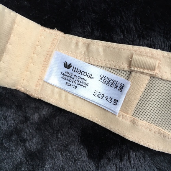 Wacoal Strapless Underwire Bra- sz 36C - Picture 2 of 4